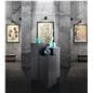 Modern Display Pedestal with Shoes