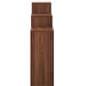 Wood grain pedestals are available in 30", 36", and 42" heights