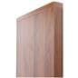 Display pedestal with wood grain texture