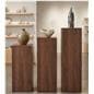 Display riser stand shown paired with 30" and 36" tall pedestals