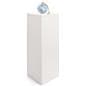 White Laminate Pedestal in Use