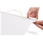 Wood magnetic poster hanger with easy insert style