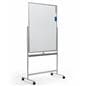 Portrait-oriented magnetic whiteboard
