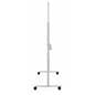 Slim-profile rolling whiteboard