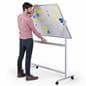 Reversible rolling whiteboard