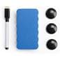 Accessories included with whiteboard on wheels