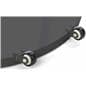 Black 22 x 28 Wheeled Poster Stand, Holds Two Images