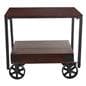 Mahogany vintage style pipe fixture display set