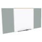 192 inch x 48 inch whiteboard with tack board
