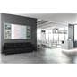 Whiteboard with tack board is ideal for real estate agencies
