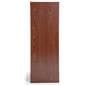 Dark brown wood cube commercial display organizer shelving