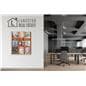Wall hanging 9 magazine display can be installed within minutes 