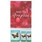 Recycled acrylic poster display with literature holders