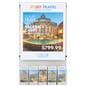 Recycled acrylic poster display can be configured with (5) 4" x 9" Pockets