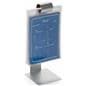 Stainless Steel Menu Roll with Vinyl Sleeves Shown