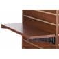 22.25" Cherry Slatwall Shelf with Chrome Knife Brackets
