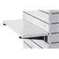 22.25" Slatwall Shelf with White Finish