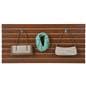 Slotted Wall Panel Compatible with Standard Accessories