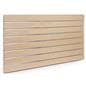 Slatwall Panel System with Maple Finish