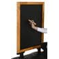 Magnetic chalkboard sign with floor standing design