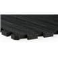 Black & Gray Wood Grain Floor Mats, Non- Toxic & Odor Free