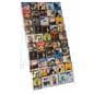 White Wire Magazine Rack that Holds Signage