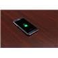 Wireless charging table with one hub