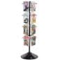 Magazine rack with easy rotation and quick selection
