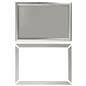 Window snap frame with tool free assembly