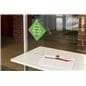 Custom suction cup window signage with full color graphics