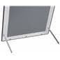 8.5 x 11 Black Snap Sign Frame with Chrome Pegs
