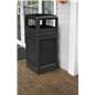 Plastic Black Trash Container 
