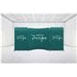 Exhibit booth displays with individual printing areas 