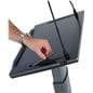 Smart digital podium with magnetic spot for included stylus
