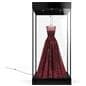 Mannequin display case with black frame