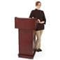 Wood Lecterns, Red Mahogany Finish