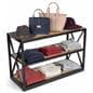 eye-catching french industrial console shelf