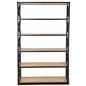 Modern retail rustic ironworker industrial shelves