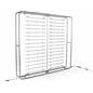 Backlit trade show booth kit with push-button poles