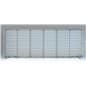 20' backlit trade show backdrop with aluminum frame