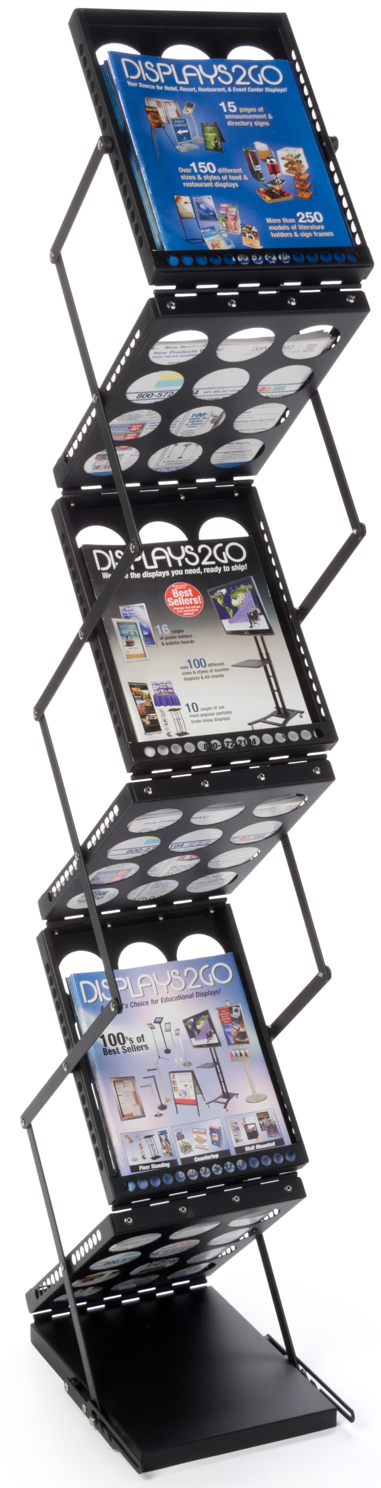 Double-Sided Portable Magazine Holder