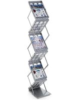 Silver Portable Literature Holder