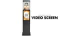 Exhibit Pedestal Case with Video Screen