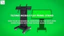 Tilting Mobile Flat Panel Stand