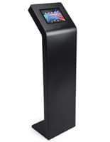 9.7" Apple iPad and Samsung Galaxy Tablet Floor Stand Black tablet floor stand for 9.7" iPad and Galaxy Tab devices