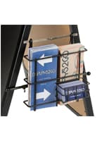 Black Wire Literature Pocket for A-Frame Sign Great For Sidewalk Display Black Wire Literature Pocket for A-Frame Sign and Sandwich Boards