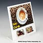 8.5" x 11" Gift Card Display with Top-Loading Graphic Frame and Dual Acrylic Pockets