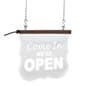 Open LED Sign, 16" W x 11" H, Acrylic - Clear