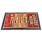 11 x 17 Counter Mat with Non-Skid Backing, Hard Plexi Top - Black