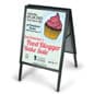 A-Frame Sidewalk Sign Stand, Double Sided, Snap Frame